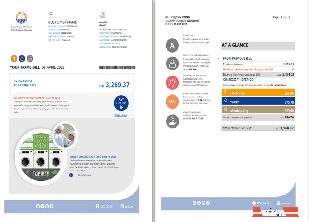 UAE Abu Dhabi Al Ain Distribution Co. (5 pages) 1 2